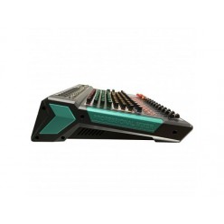 Monacor ZZMX12RBT 12-kanałowy mikser audio  z funkcją nagrywania